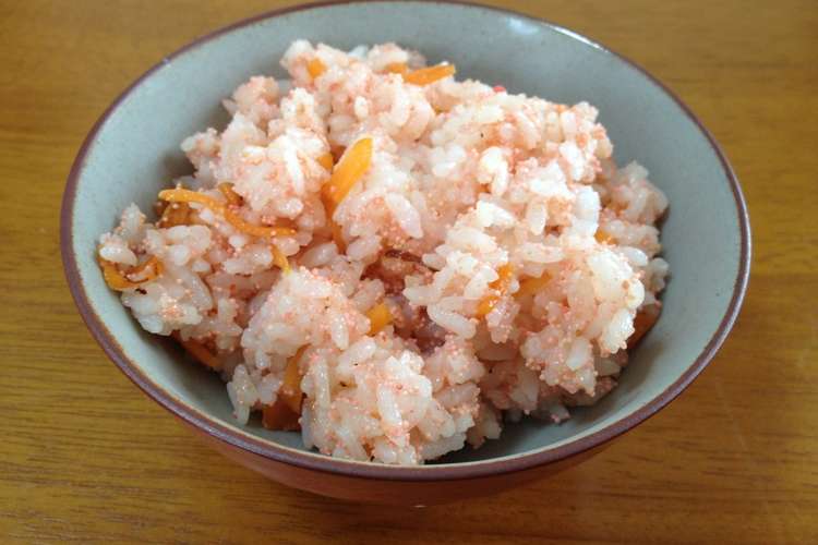 簡単 人参と明太子の混ぜご飯 レシピ 作り方 By Tomo1211 クックパッド 簡単おいしいみんなのレシピが354万品