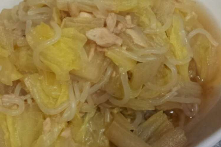 子供大好き 白菜糸こんの煮物 レシピ 作り方 By ぱんだこぱんだー クックパッド 簡単おいしいみんなのレシピが364万品