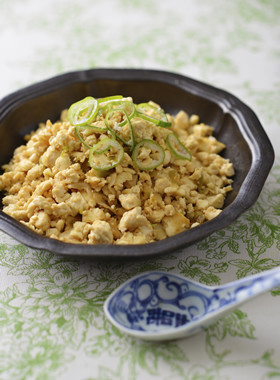 【糖質オフ】豆腐のチャーハン風