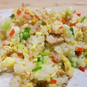 豚の生姜焼き de チャーハン♪