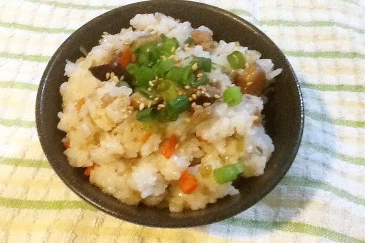 ごま油とニンニク香る簡単混ぜご飯 レシピ 作り方 By ゆいたまママ クックパッド 簡単おいしいみんなのレシピが354万品