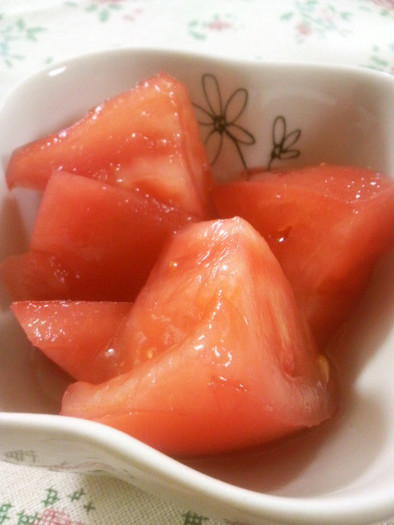 ☆美味！トマトの甘酢漬け☆夏の1品！の写真