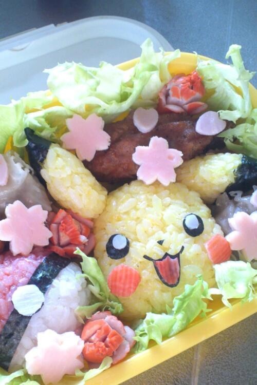 春の遠足に♪ポケモン☆キャラ弁☆の画像