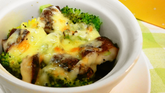 ブロッコリーと椎茸のチーズ焼き レシピ 作り方 By ゆうゆう0221 クックパッド