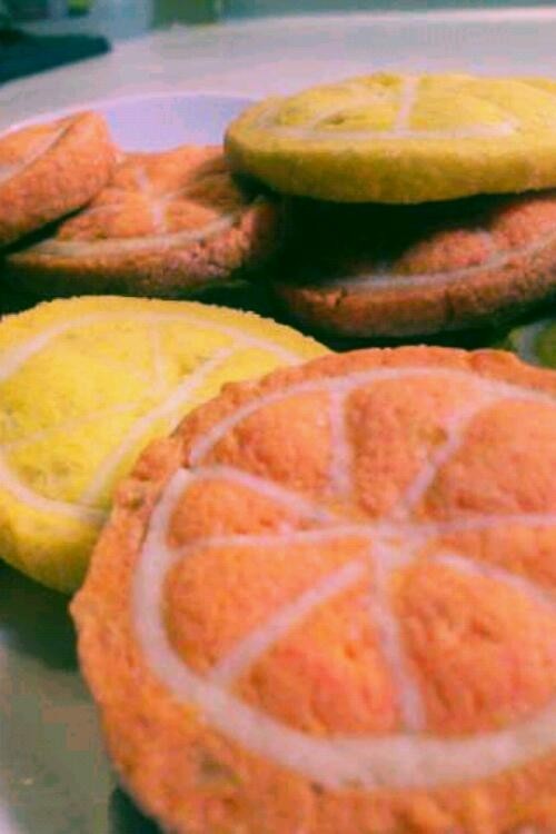オレンジクッキーの画像