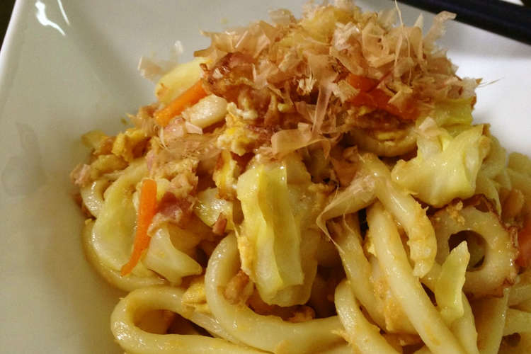 ランチに簡単 うちの焼うどん 沖縄風 レシピ 作り方 By ゆみすな７７ クックパッド