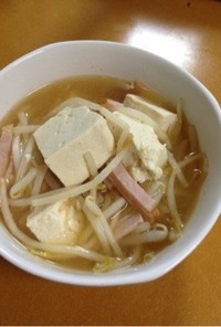 抗糖化☆モヤシ、豆腐簡単スープ