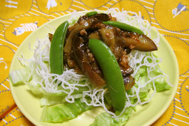 麻婆茄子と揚げ春雨のサラダ風 レシピ 作り方 By カッタクン クックパッド