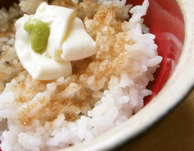 ずぼらめし×だしマヨわさびご飯