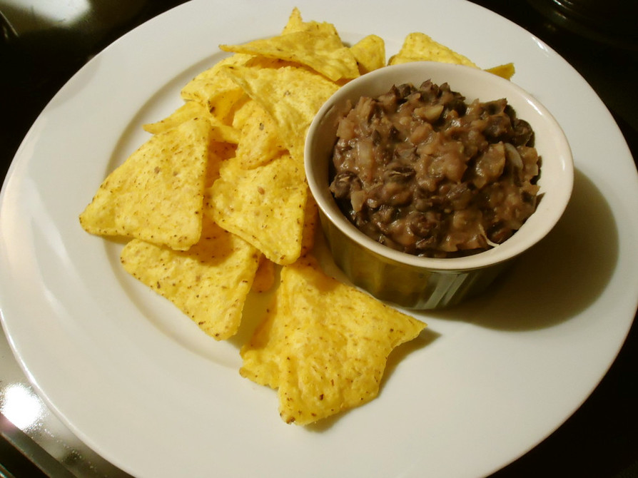 フリホーレス風黒豆ディップ(中南米料理)の画像