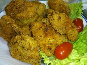 さくさくっ!片手でつまめるチキンカツ