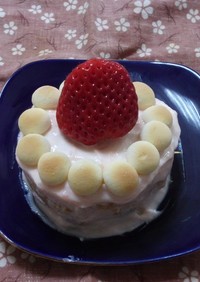 初めての誕生日ケーキ