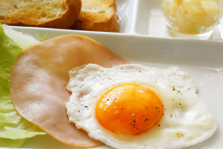 朝食に ハムエッグ レシピ 作り方 By ゆうゆう0221 クックパッド