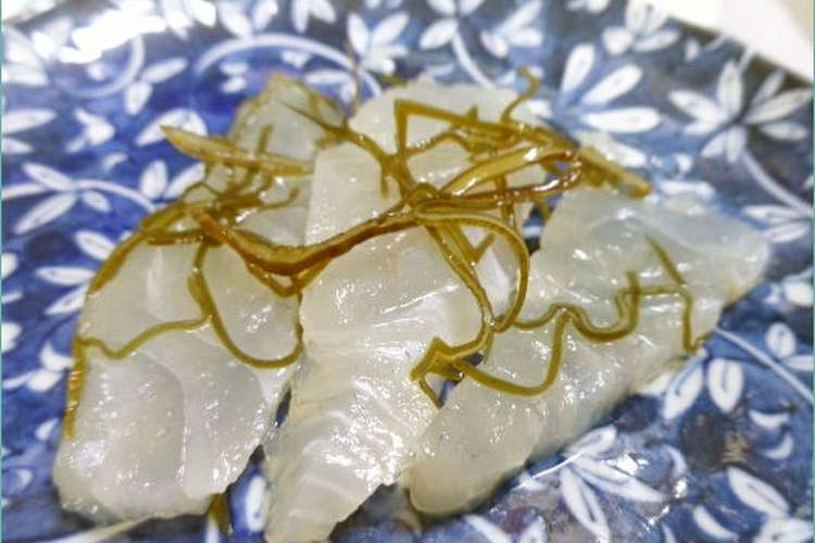 鯛の切り昆布締め レシピ 作り方 By いいかげん減塩料理 クックパッド 簡単おいしいみんなのレシピが353万品