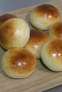 ホームベーカリー☆ミルクバターロールパン