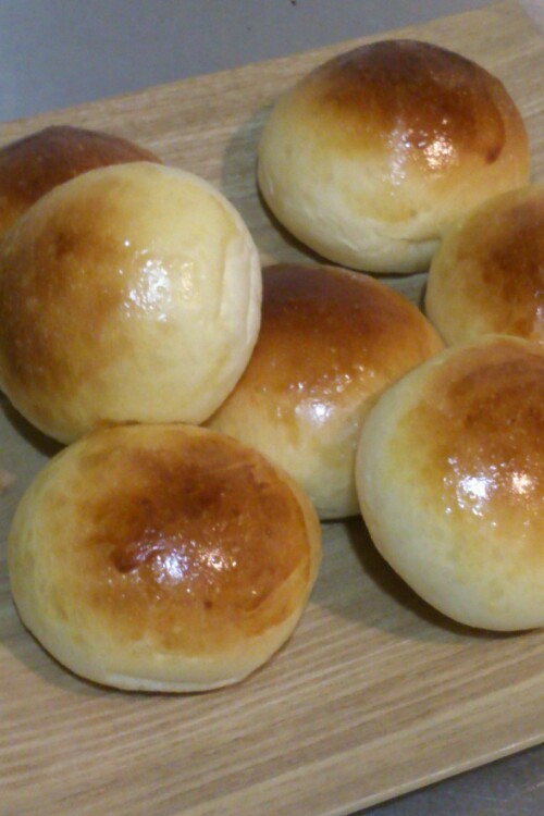 ホームベーカリー☆ミルクバターロールパンの画像