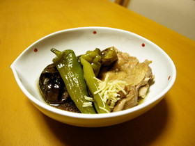 鶏と茄子♪焼いて煮て美味しいよ♪