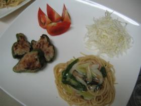 長ネギとツナのパスタ