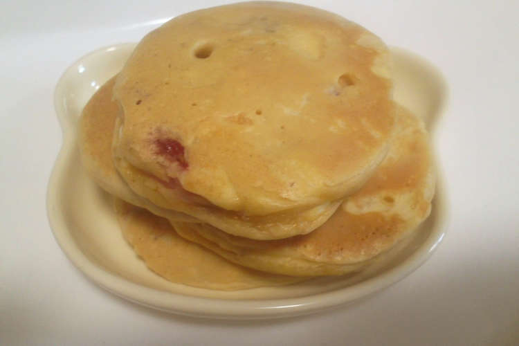 いちごとクリームチーズのパンケーキ レシピ 作り方 By ゆゆーら クックパッド