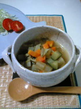 あったかい☆ころころ野菜のスープ