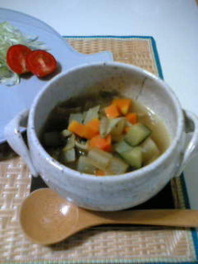 あったかい☆ころころ野菜のスープの写真