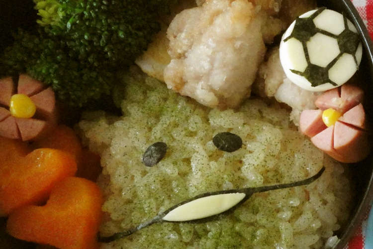 キャラ弁 なめこ先輩弁当 レシピ 作り方 By Cake Mama クックパッド