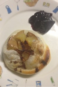 ブルーベリージャム＆林檎のアレンジ餅