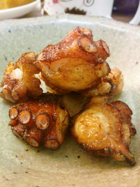 簡単おつまみ★下味しっかりタコの唐揚げ