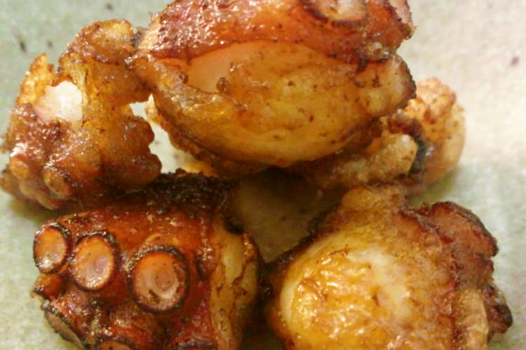 簡単おつまみ 下味しっかりタコの唐揚げ レシピ 作り方 By ころすけ チョッパー クックパッド 簡単おいしいみんなのレシピが359万品