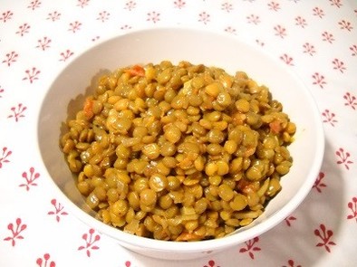 レンズ豆のサラダ・エスニック風の写真