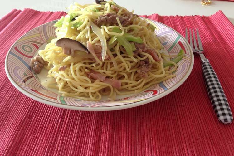 生ハムの旨味たっぷり塩焼きそば レシピ 作り方 By 7291 クックパッド 簡単おいしいみんなのレシピが368万品