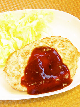 子供も喜ぶ☆簡単鶏ひき肉の豆腐ハンバーグ