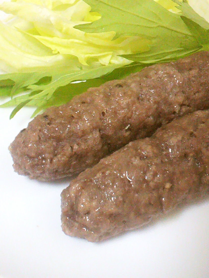 簡単５分☆レンジで手作りソーセージ