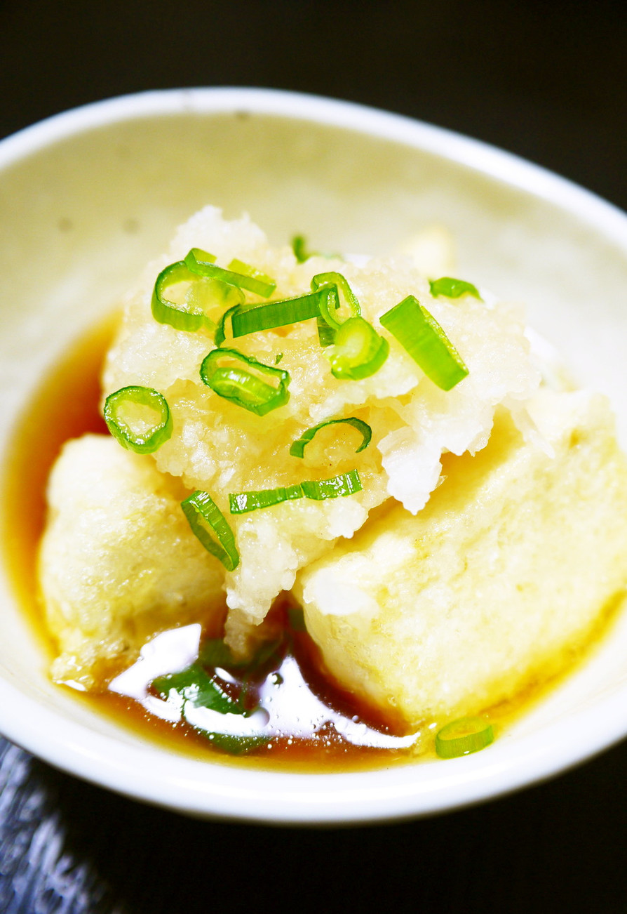 揚げないで作る！木綿豆腐の揚げ出し豆腐風の画像