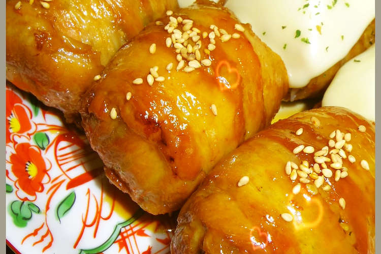 男のロマンだ がっつきたい肉巻きおにぎり レシピ 作り方 By しるびー１９７８ クックパッド 簡単おいしいみんなのレシピが366万品