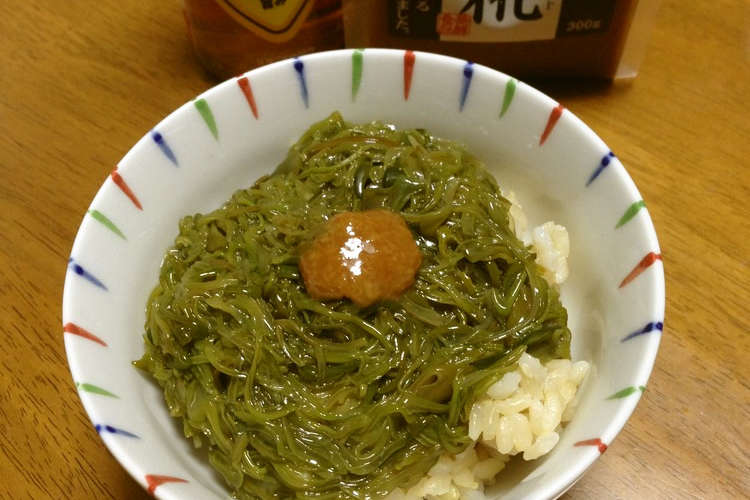 ナムル風 ぶっかけめかぶご飯 レシピ 作り方 By Yukiki クックパッド