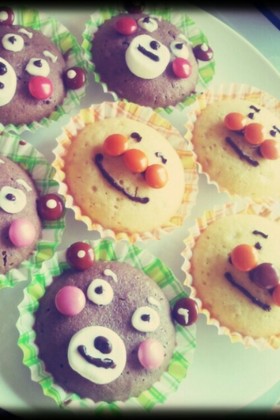 簡単*キャラクターカップケーキ