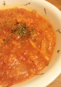 キヌアのトマトスープ