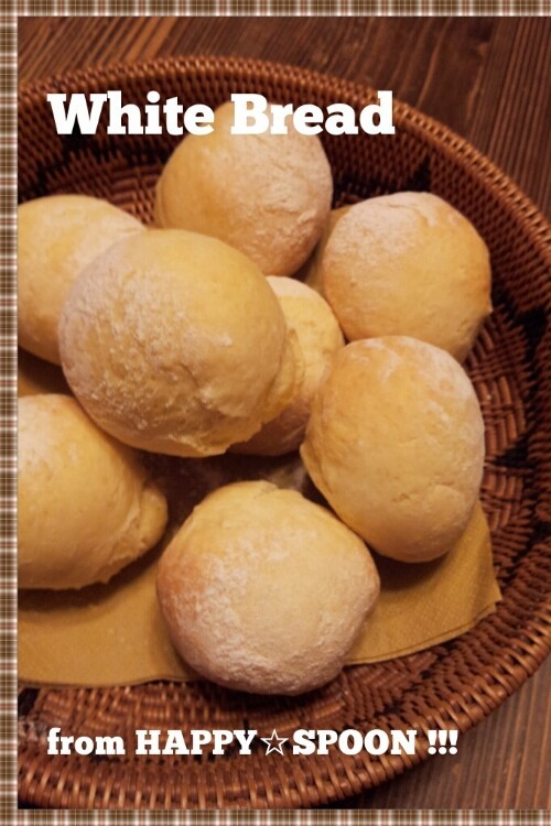 発酵なし☆簡単時短ヘルシー白パンの画像