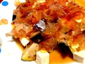 茄子と豆腐のさっぱり和風サラダの画像