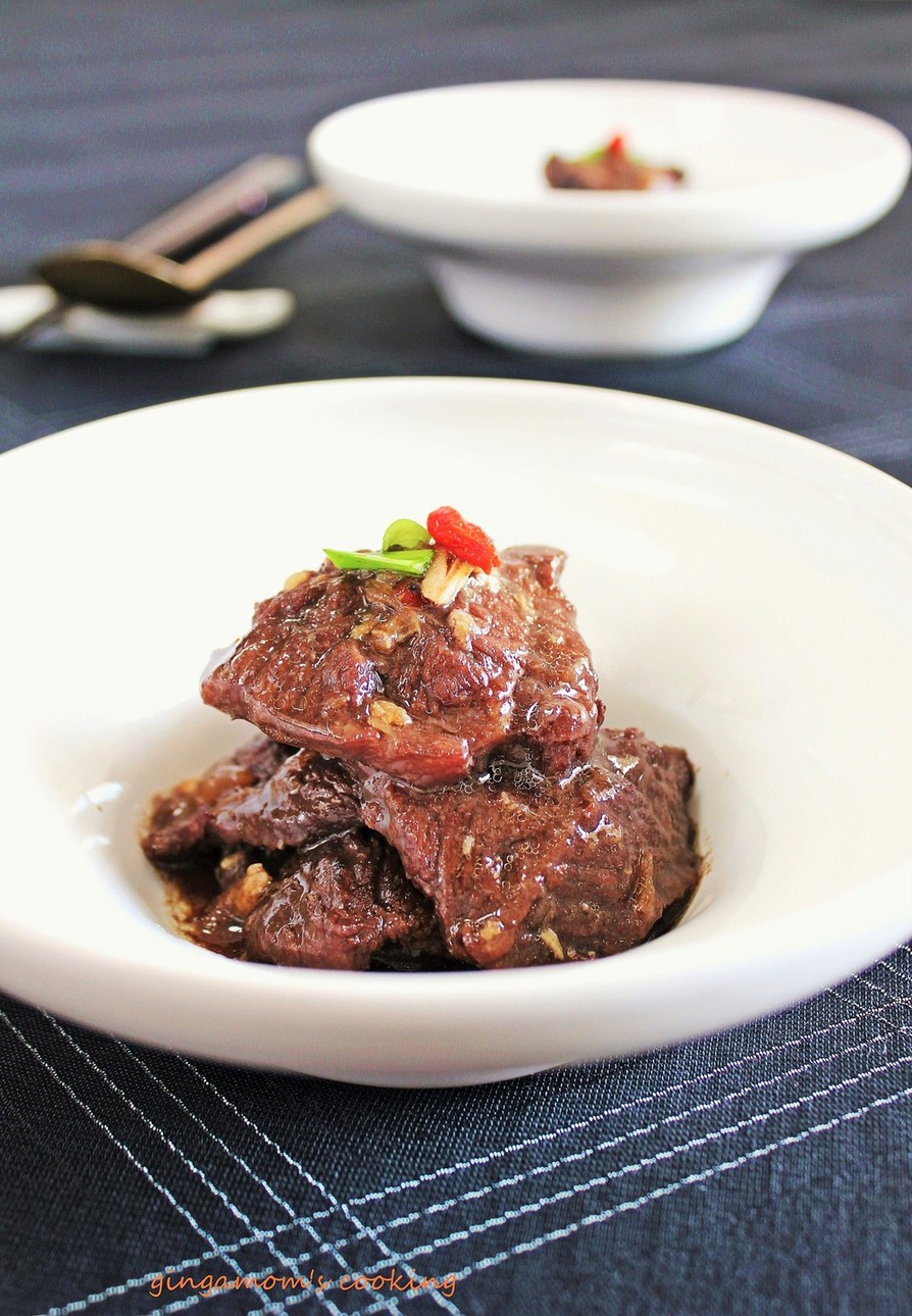 牛ほほ肉の赤ワイン煮～韓国風の画像