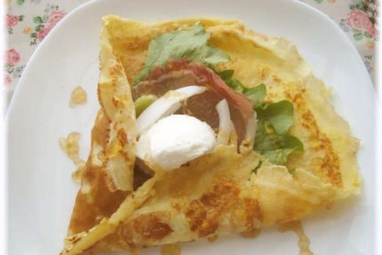 レシピひろがるプレーンお食事クレープ レシピ 作り方 By シオン４５４ クックパッド 簡単おいしいみんなのレシピが377万品