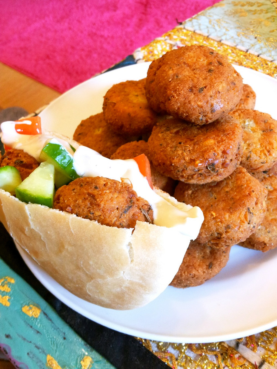 クリスピーファラフェルのレシピ