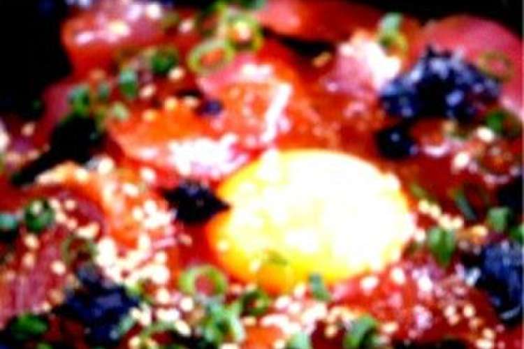 Memo 韓国風鉄火丼 レシピ 作り方 By 気まぐれアリス クックパッド 簡単おいしいみんなのレシピが365万品