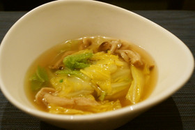 簡単!キノコと白菜のスープ