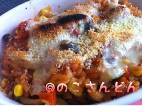 ランチに! 簡単!ドリア風チキンライス
