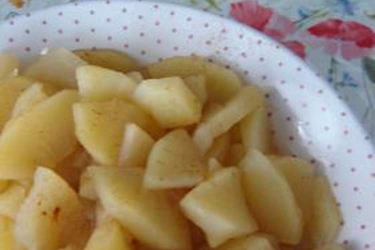 レンジであっという間に りんごコンポート レシピ 作り方 By Spain クックパッド