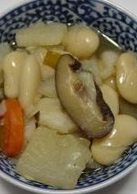 白いんげん豆と野菜の和風滋味スープ