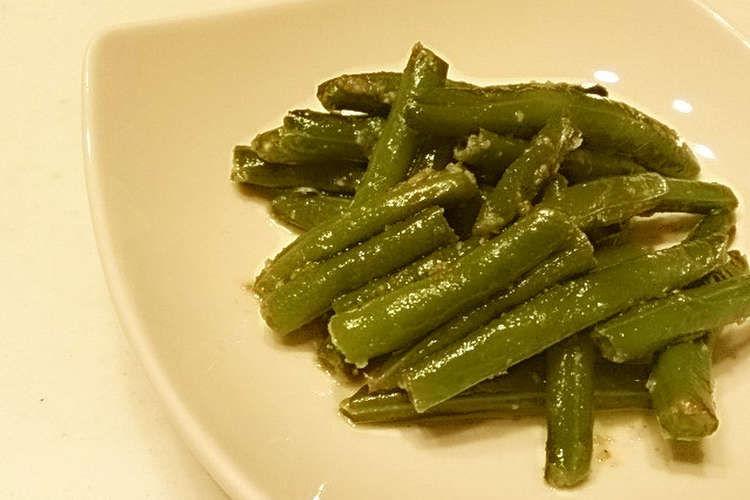 シンプル簡単 いんげんのガーリックソテー レシピ 作り方 By まいたんママ クックパッド 簡単おいしいみんなのレシピが350万品