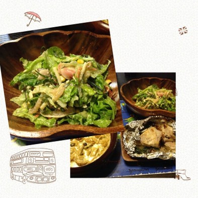 魚卵ちゃんサラダ☆海の幸6品で日本一美味の写真